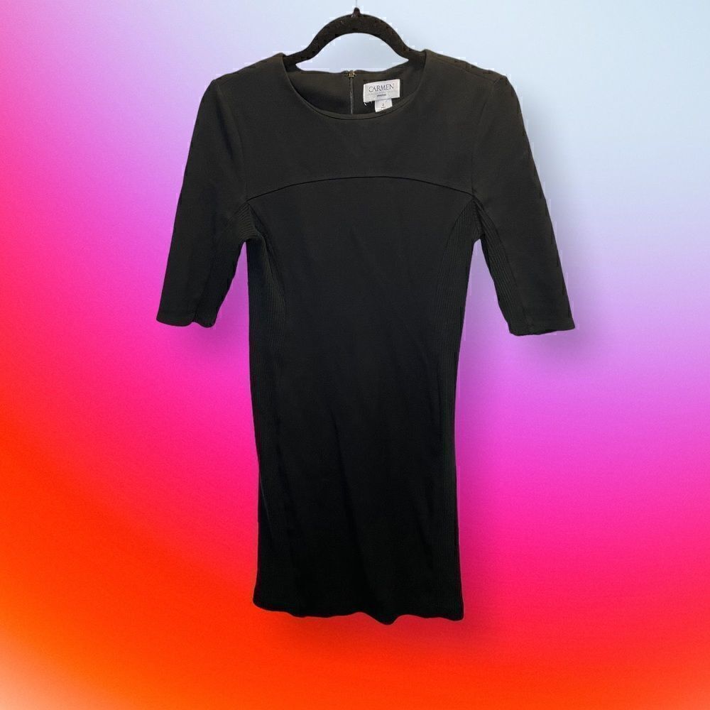 Carmen Marc Valvo Little Black Dress